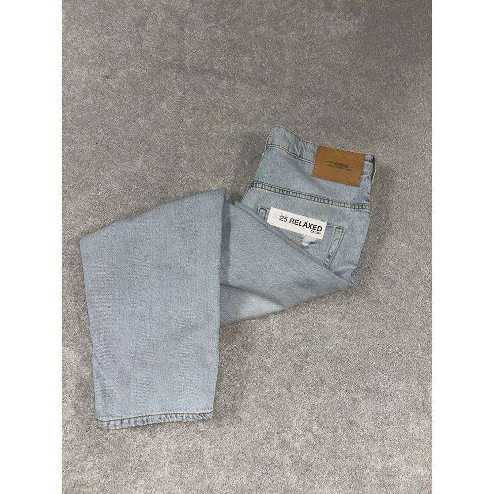 Zara Light Blue Relaxed Men Jeans